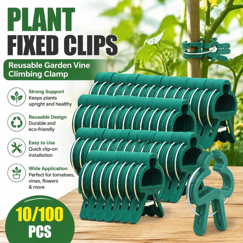 Vine Climbing Plastic - Plant Fixed Clips Reusable Garden Vine