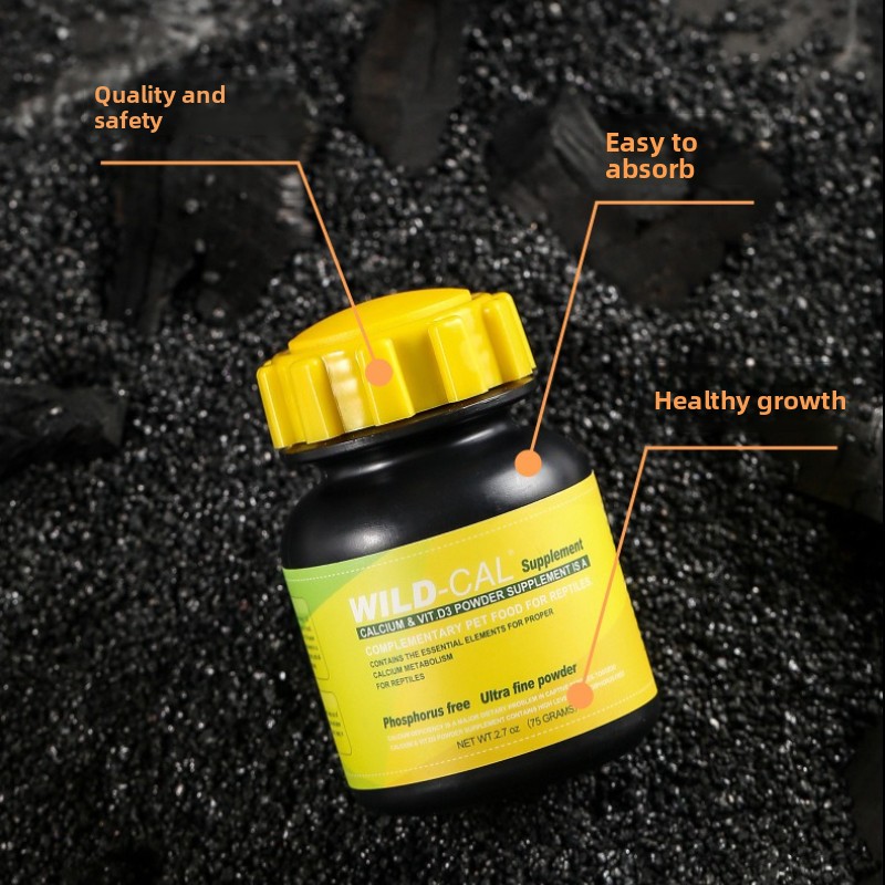 TOGOZOO WILDCAL Reptile Calciu - огляд і ціна Calcium Powder Reptile