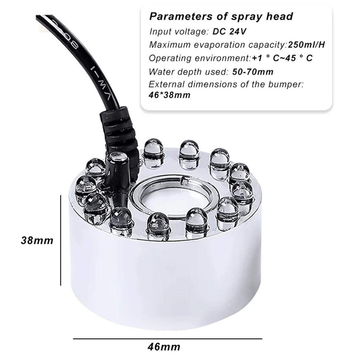 Mini Led Mist Maker Fogger Pon - огляд і ціна Terrarium Fogger Ultrasonic